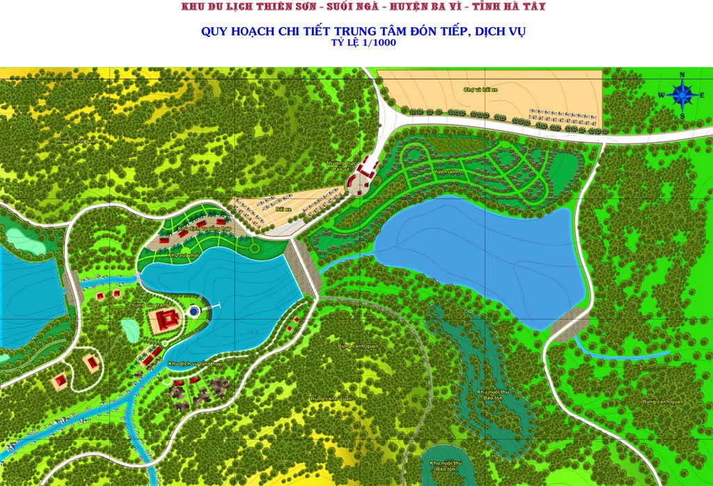 Detailed planning 1/2000 Complex eco-tourism, cultural? And sports Tian Shan - Suoi Nga