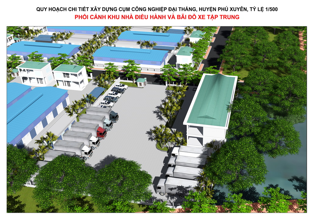 Cụm công nghiệp  Đại Thắng, huyện Phú Xuyên_Quy hoạch chi tiết xây dựng tỷ lệ 1/500 