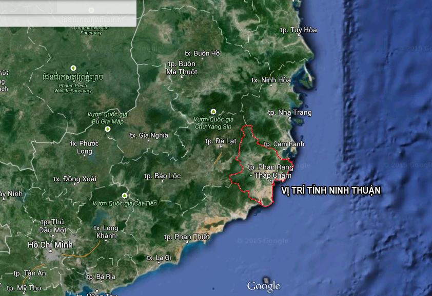 The master plan for development of tourism in Ninh Thuan province