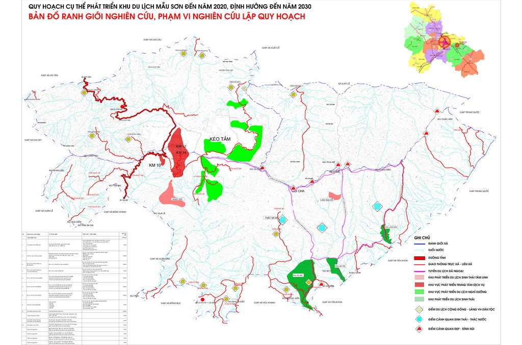 Specifically planned resort development Mau Son