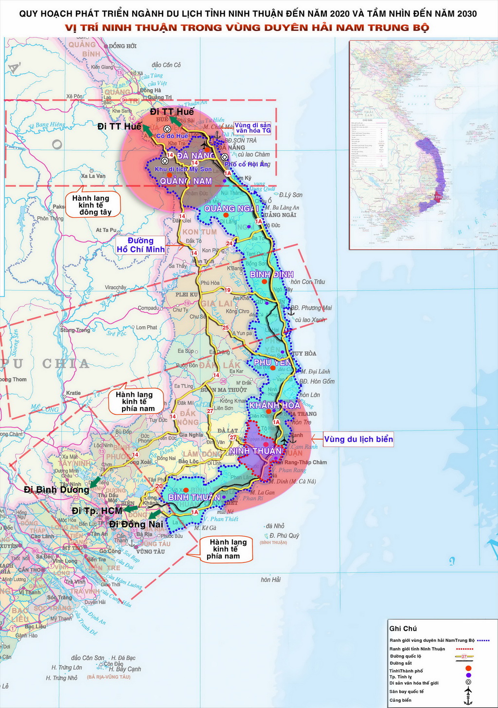 The master plan for development of tourism in Ninh Thuan province