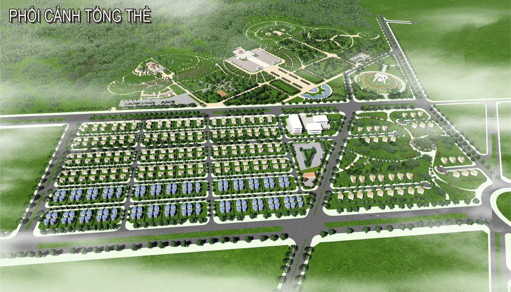 Khu quảng trường, tượng đài, đền thờ hoàng đế Quang Trung và công viên văn hóa thị xã Tam Điệp_Quy hoạch chi tiết tỷ lệ 1/500