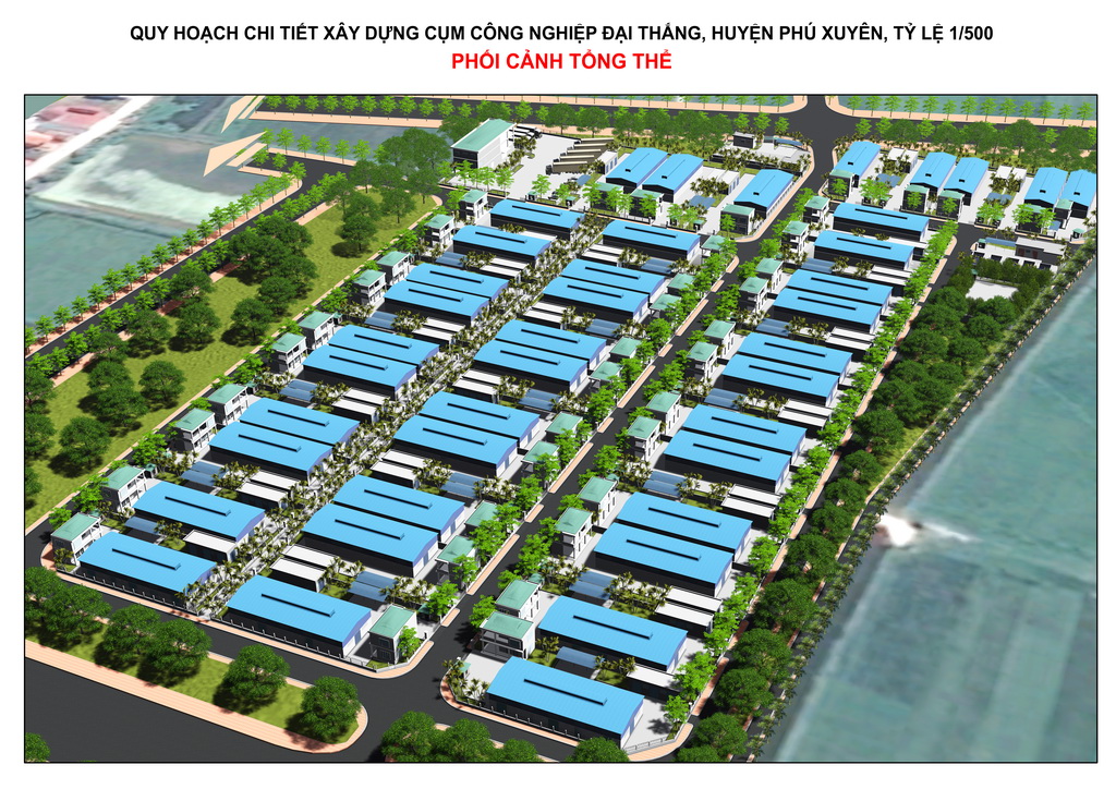 Cụm công nghiệp  Đại Thắng, huyện Phú Xuyên_Quy hoạch chi tiết xây dựng tỷ lệ 1/500 