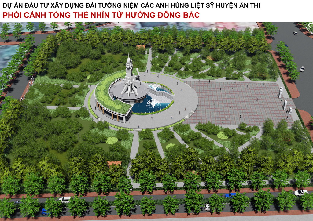 Đài tưởng niệm các AHLS huyện Ân Thi_Dự án đầu tư xây dựng