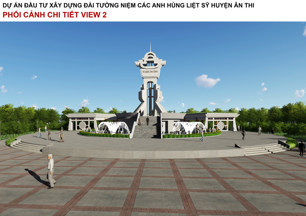 Đài tưởng niệm các AHLS huyện Ân Thi_Dự án đầu tư xây dựng