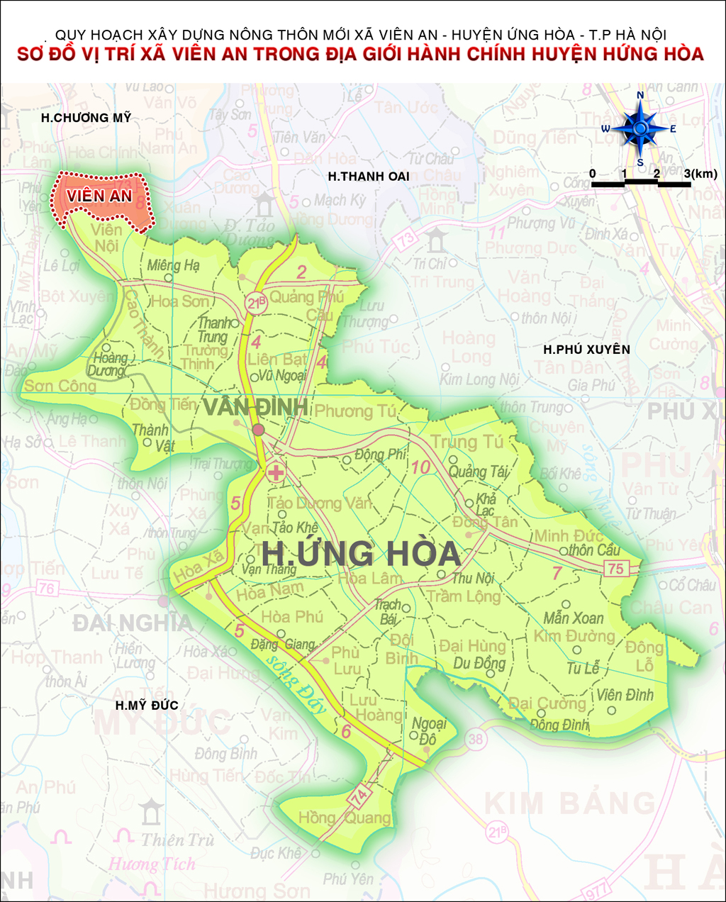 Xã Viên An, huyện Ứng Hòa, Tp Hà Nội_Quy hoạch xây dựng nông thôn mới