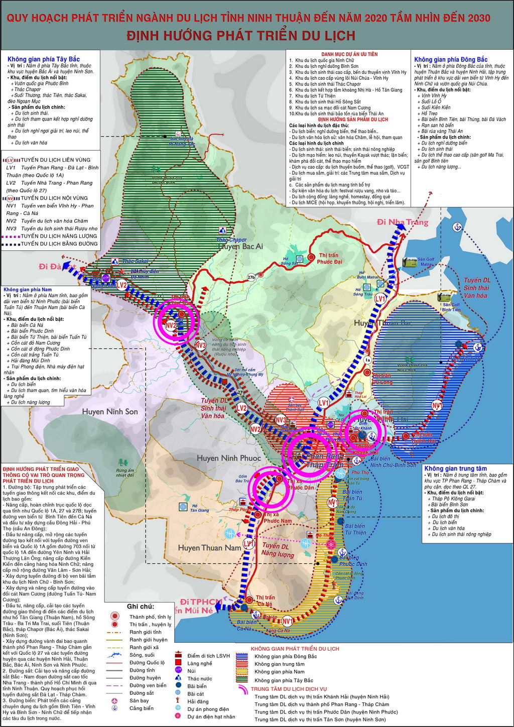 The master plan for development of tourism in Ninh Thuan province